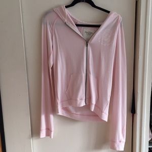 light pink zip up